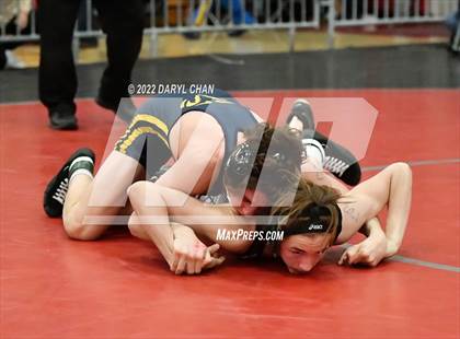 Thumbnail 2 in Milken vs Paloma Valley (CIF Southern Section Wrestling Championships) photogallery.