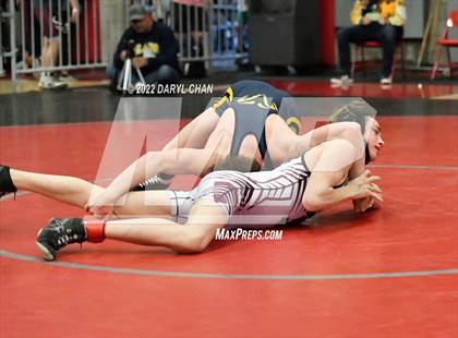 Thumbnail 3 in Milken vs Paloma Valley (CIF Southern Section Wrestling Championships) photogallery.