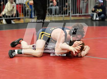 Thumbnail 3 in Milken vs Paloma Valley (CIF Southern Section Wrestling Championships) photogallery.