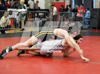 Thumbnail 3 in Milken vs Paloma Valley (CIF Southern Section Wrestling Championships) photogallery.