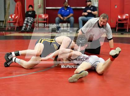 Thumbnail 2 in Milken vs Paloma Valley (CIF Southern Section Wrestling Championships) photogallery.