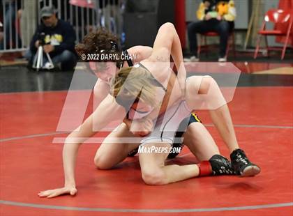 Thumbnail 2 in Milken vs Paloma Valley (CIF Southern Section Wrestling Championships) photogallery.