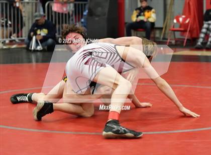 Thumbnail 1 in Milken vs Paloma Valley (CIF Southern Section Wrestling Championships) photogallery.