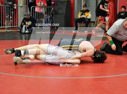 Thumbnail 3 in Milken vs Paloma Valley (CIF Southern Section Wrestling Championships) photogallery.