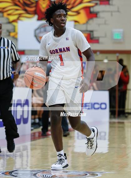 Thumbnail 2 in Bishop Gorman Vs Denton Guyer (Hoophall West Tournament) photogallery.