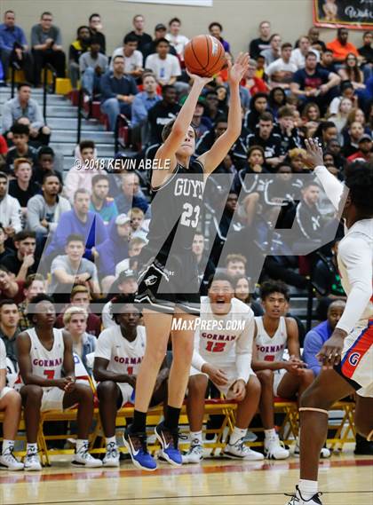Thumbnail 2 in Bishop Gorman Vs Denton Guyer (Hoophall West Tournament) photogallery.