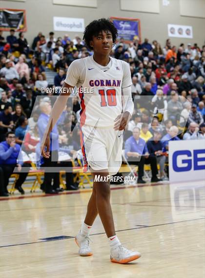 Thumbnail 1 in Bishop Gorman Vs Denton Guyer (Hoophall West Tournament) photogallery.