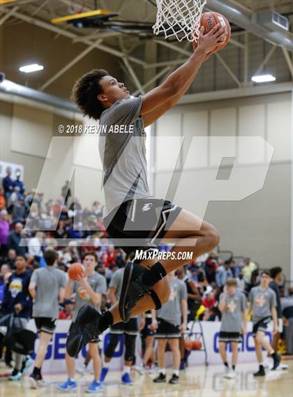 Thumbnail 3 in Bishop Gorman Vs Denton Guyer (Hoophall West Tournament) photogallery.