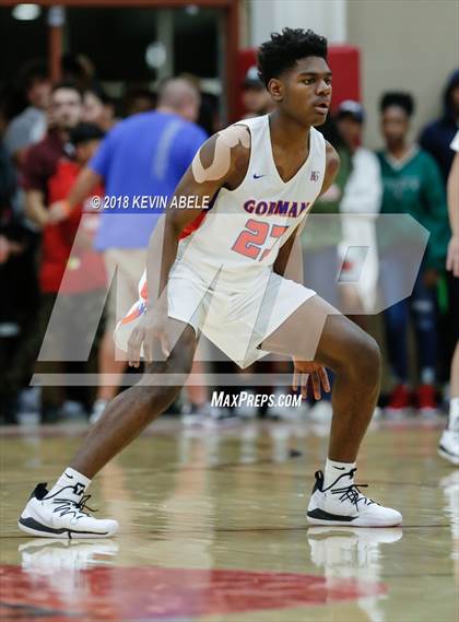 Thumbnail 2 in Bishop Gorman Vs Denton Guyer (Hoophall West Tournament) photogallery.