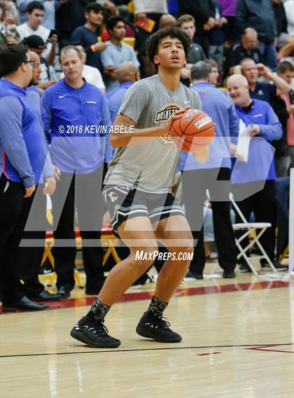 Thumbnail 2 in Bishop Gorman Vs Denton Guyer (Hoophall West Tournament) photogallery.