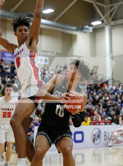 Thumbnail 3 in Bishop Gorman Vs Denton Guyer (Hoophall West Tournament) photogallery.
