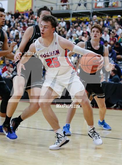 Thumbnail 3 in Bishop Gorman Vs Denton Guyer (Hoophall West Tournament) photogallery.