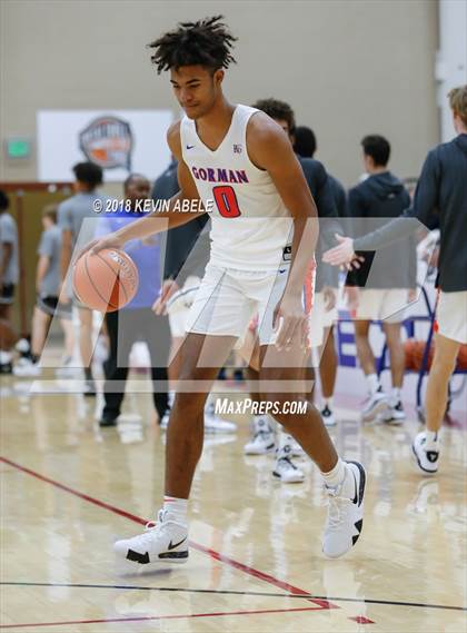 Thumbnail 2 in Bishop Gorman Vs Denton Guyer (Hoophall West Tournament) photogallery.