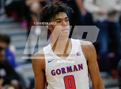 Thumbnail 1 in Bishop Gorman Vs Denton Guyer (Hoophall West Tournament) photogallery.
