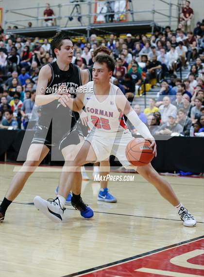 Thumbnail 2 in Bishop Gorman Vs Denton Guyer (Hoophall West Tournament) photogallery.