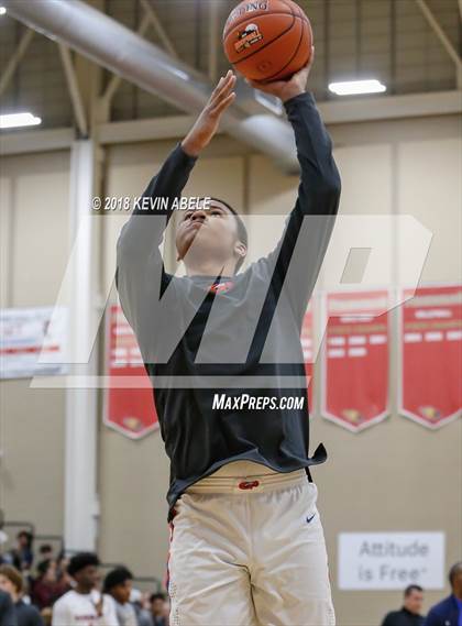 Thumbnail 1 in Bishop Gorman Vs Denton Guyer (Hoophall West Tournament) photogallery.