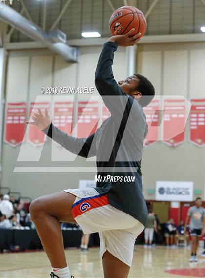 Thumbnail 3 in Bishop Gorman Vs Denton Guyer (Hoophall West Tournament) photogallery.