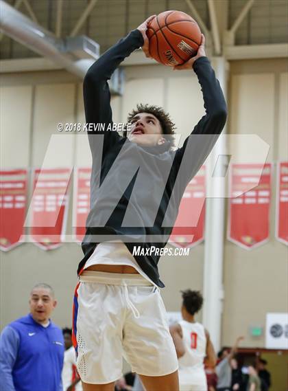 Thumbnail 1 in Bishop Gorman Vs Denton Guyer (Hoophall West Tournament) photogallery.
