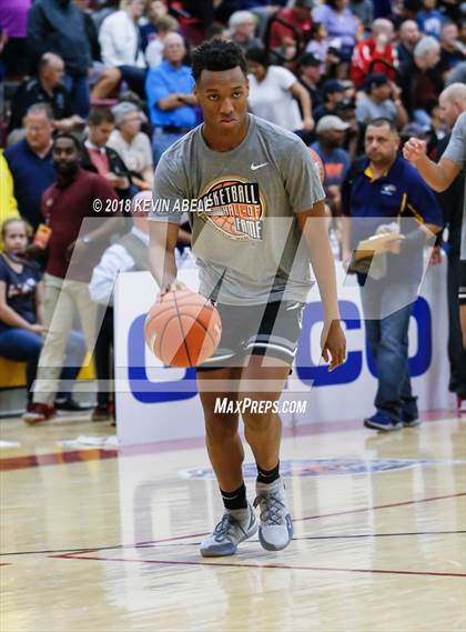 Thumbnail 1 in Bishop Gorman Vs Denton Guyer (Hoophall West Tournament) photogallery.