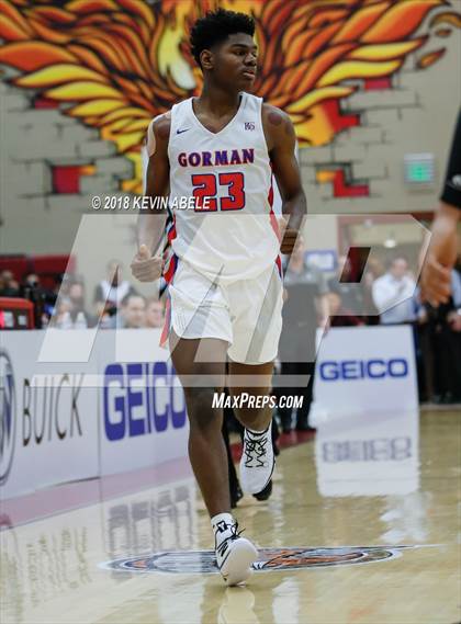 Thumbnail 3 in Bishop Gorman Vs Denton Guyer (Hoophall West Tournament) photogallery.