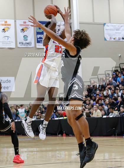 Thumbnail 1 in Bishop Gorman Vs Denton Guyer (Hoophall West Tournament) photogallery.