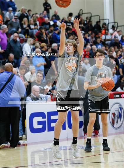 Thumbnail 2 in Bishop Gorman Vs Denton Guyer (Hoophall West Tournament) photogallery.
