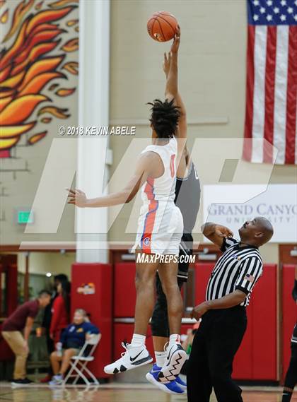 Thumbnail 3 in Bishop Gorman Vs Denton Guyer (Hoophall West Tournament) photogallery.