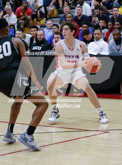 Thumbnail 3 in Bishop Gorman Vs Denton Guyer (Hoophall West Tournament) photogallery.