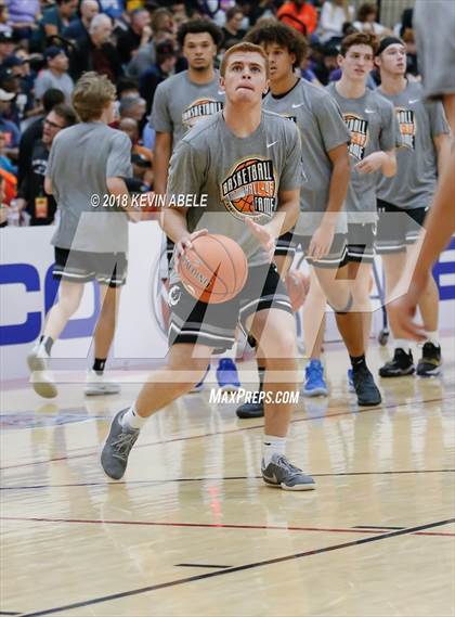 Thumbnail 3 in Bishop Gorman Vs Denton Guyer (Hoophall West Tournament) photogallery.