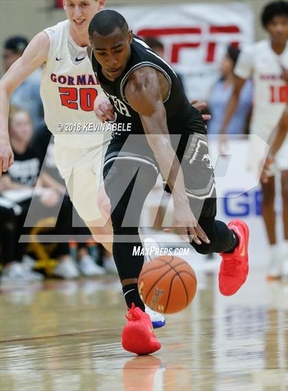 Thumbnail 1 in Bishop Gorman Vs Denton Guyer (Hoophall West Tournament) photogallery.