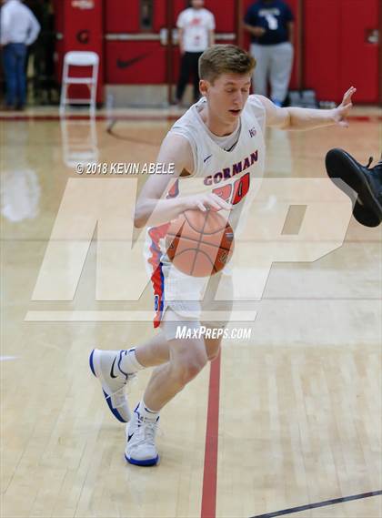 Thumbnail 1 in Bishop Gorman Vs Denton Guyer (Hoophall West Tournament) photogallery.