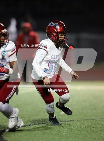 Thumbnail 2 in Carter vs. Sulphur Springs (UIL Football 4A Division 1 Region 2 Bi-District) photogallery.