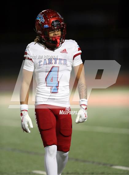 Thumbnail 3 in Carter vs. Sulphur Springs (UIL Football 4A Division 1 Region 2 Bi-District) photogallery.