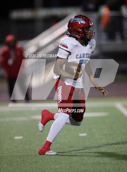 Thumbnail 2 in Carter vs. Sulphur Springs (UIL Football 4A Division 1 Region 2 Bi-District) photogallery.