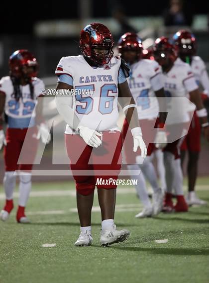 Thumbnail 2 in Carter vs. Sulphur Springs (UIL Football 4A Division 1 Region 2 Bi-District) photogallery.