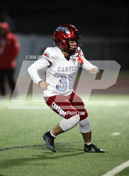 Thumbnail 3 in Carter vs. Sulphur Springs (UIL Football 4A Division 1 Region 2 Bi-District) photogallery.