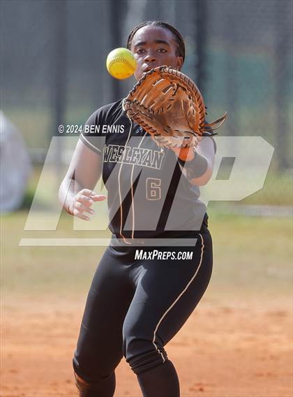 Thumbnail 2 in Prince Avenue Christian vs. Wesleyan (GHSA Private)  photogallery.