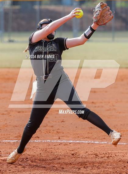 Thumbnail 1 in Prince Avenue Christian vs. Wesleyan (GHSA Private)  photogallery.