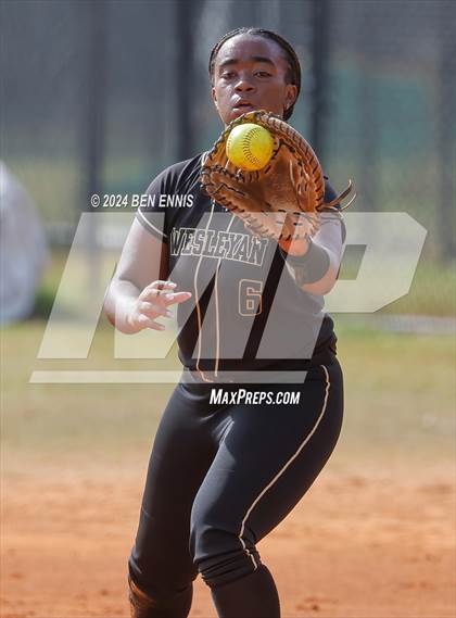 Thumbnail 3 in Prince Avenue Christian vs. Wesleyan (GHSA Private)  photogallery.