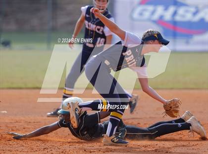 Thumbnail 2 in Prince Avenue Christian vs. Wesleyan (GHSA Private)  photogallery.