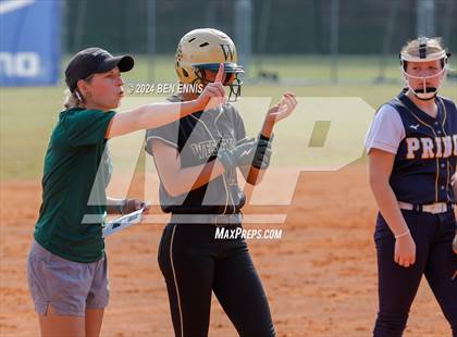 Thumbnail 2 in Prince Avenue Christian vs. Wesleyan (GHSA Private)  photogallery.