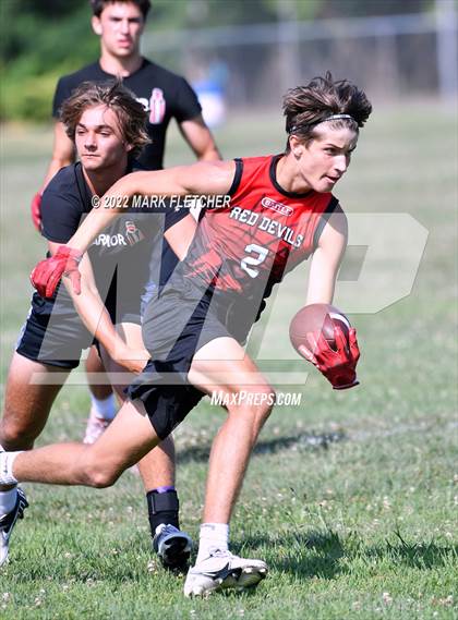 Thumbnail 3 in Kingsway vs. Rancocas Valley (7 on 7 Tournament) photogallery.