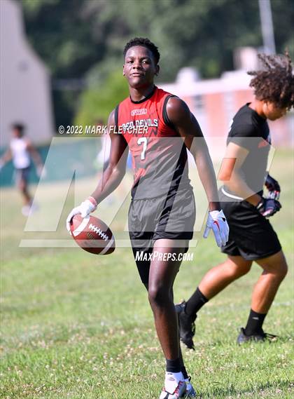 Thumbnail 1 in Kingsway vs. Rancocas Valley (7 on 7 Tournament) photogallery.