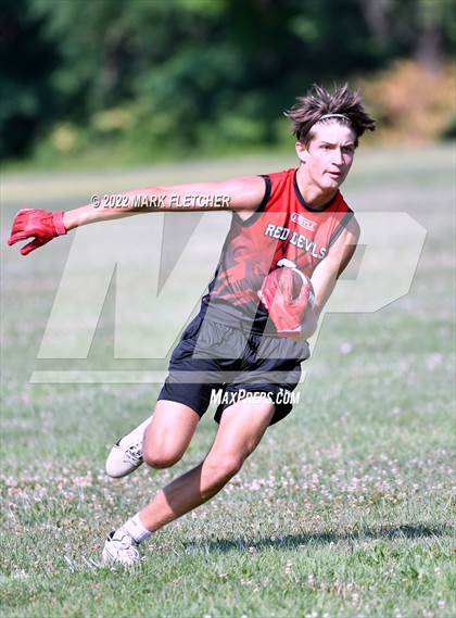Thumbnail 1 in Kingsway vs. Rancocas Valley (7 on 7 Tournament) photogallery.