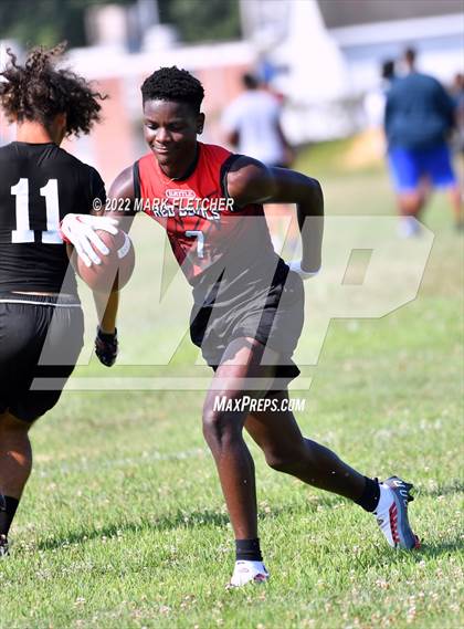 Thumbnail 3 in Kingsway vs. Rancocas Valley (7 on 7 Tournament) photogallery.