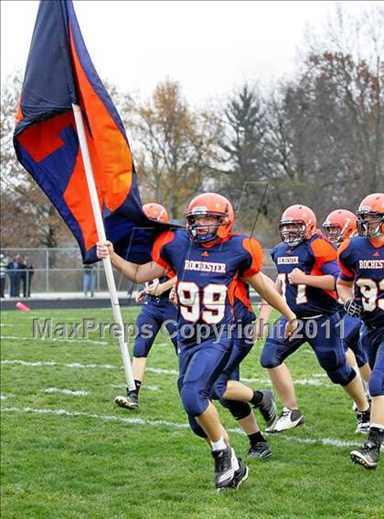 Thumbnail 2 in Bishop McNamara @ Rochester (IHSA Class 4A Quarterfinal) photogallery.