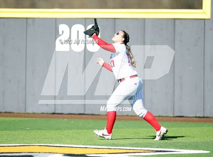 Thumbnail 2 in Ursuline Academy vs. Prairiland (Royse City Varsity Softball Tournament) photogallery.