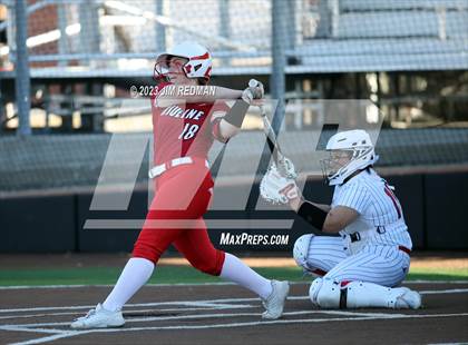 Thumbnail 1 in Ursuline Academy vs. Prairiland (Royse City Varsity Softball Tournament) photogallery.