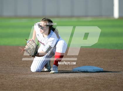 Thumbnail 2 in Ursuline Academy vs. Prairiland (Royse City Varsity Softball Tournament) photogallery.