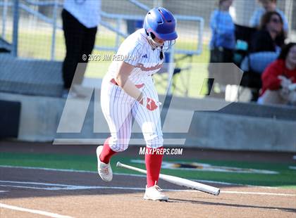 Thumbnail 2 in Ursuline Academy vs. Prairiland (Royse City Varsity Softball Tournament) photogallery.